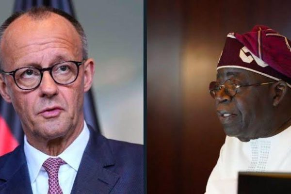 PRESIDENT TINUBU, GERMAN CHANCELLOR MERZ TO COLLABORATE ON SECURITY, POWER.