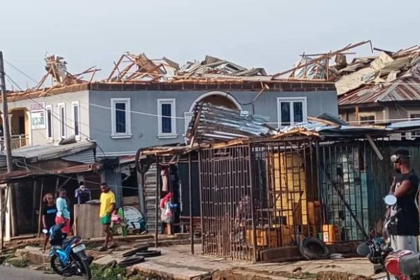 RAINSTORM WREAKS HAVOC IN OSUN, GOVERNOR ADELEKE ASSURES VICTIMS OF SUPPORT.
