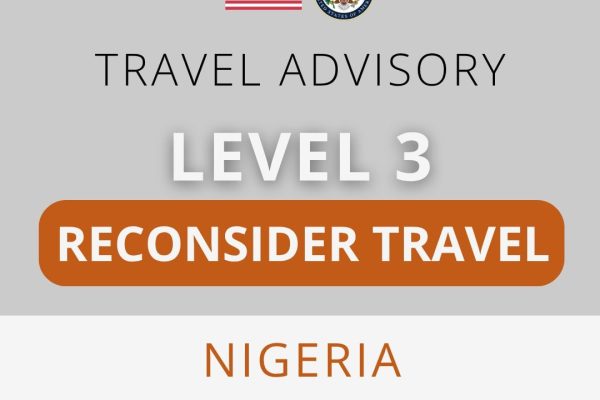 US ISSUES ‘DO NOT TRAVEL’ ADVISORY FOR 23 NIGERIAN STATES.