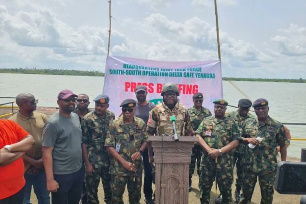 NAVY SEIZES TWO VESSELS WITH OVER 939 METRIC TONS OF SUSPECTED STOLEN CRUDE OIL.