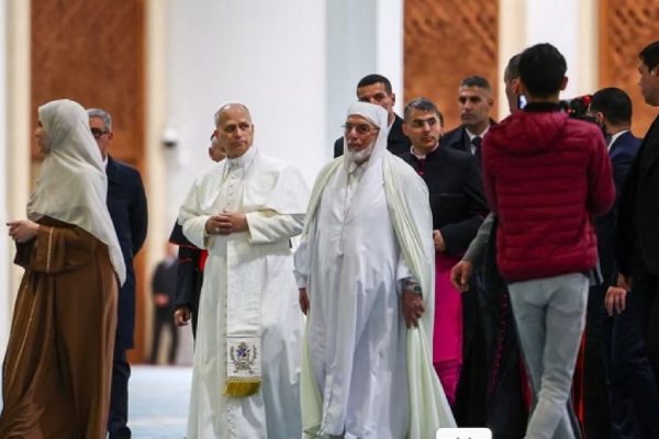 POPE LEO XIV ARRIVES IN ALGERIA, VISITS GREAT MOSQUE OF ALGIERS.