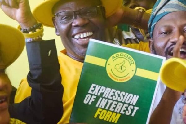 ACCORD PARTY CAUTIONS OYO GOVERNORSHIP ASPIRANT.