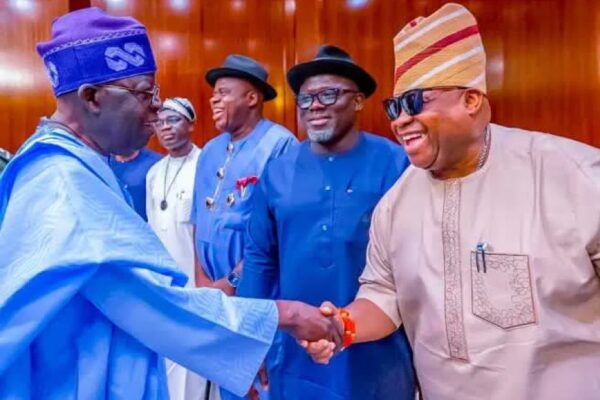 ADELEKE BACKS TINUBU’S 2027 BID, CITES OSUN AND YORUBA INTEREST.