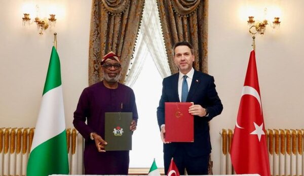 NIGERIA, TURKIYE SIGN MOU TO DEEPEN COOPERATION IN SOLID MINERALS DEVELOPMENT.