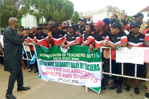 DELTA TEACHERS MARCH OVER INSECURITY, DEMAND FREEDOM FOR ABDUCTED COLLEAGUES.