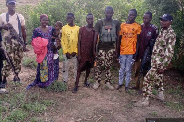 NIGERIAN TROOPS FREE SIX KIDNAP VICTIMS IN BORNO AFTER GUN BATTLE WITH TERRORISTS.