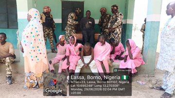 OPHK TROOPS RESCUE 10 NECO STUDENTS, TEACHERS AFTER ISWAP RAID ON BORNO SCHOOL.