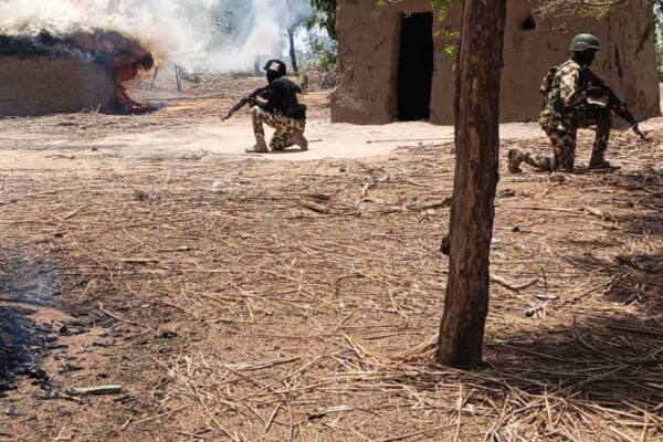 TROOPS RAID ISWAP HIDEOUT IN BORNO, RECOVER RIFLE AND MAGAZINES.