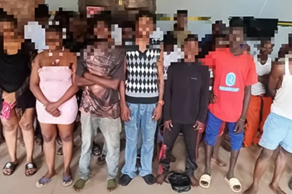 DELTA POLICE ARREST 81 SUSPECTS IN ASABA RAID ON CRIME HOTSPOTS.