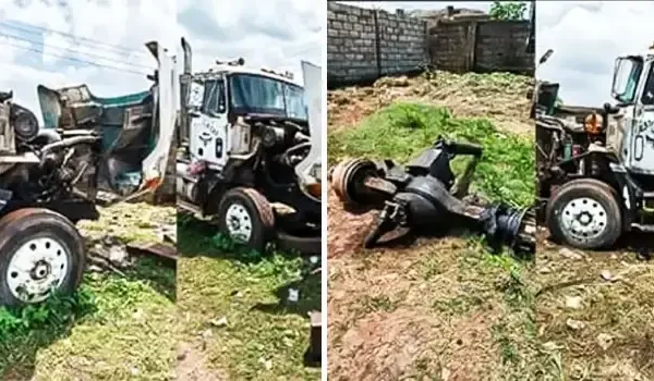 OGUN POLICE ARREST 5 SUSPECTED MEMBERS OF TRAILER-THEFT RING.