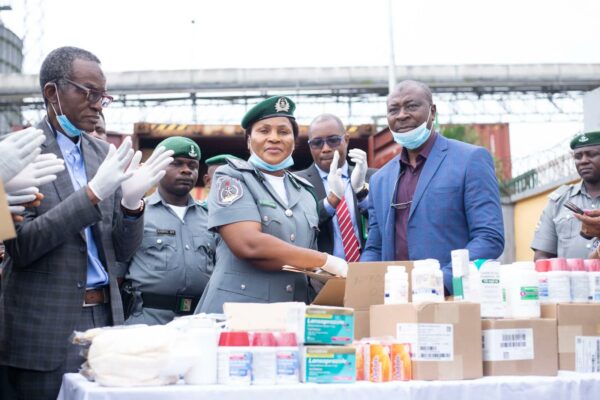 CUSTOMS HANDS OVER ₦59M EXPIRED DRUGS TO NAFDAC IN PORT HARCOURT.