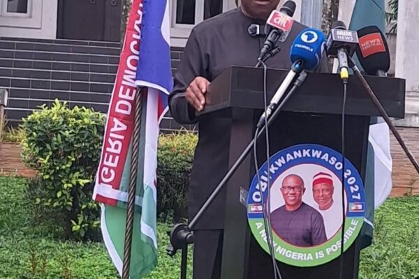 2027: “NIGERIA CAN WORK, AND NIGERIA MUST WORK” – PETER OBI LAUNCHES CAMPAIGN UNDER NDC