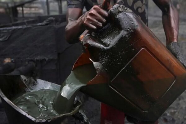 NAVY SEIZES 99,000 LITRES OF SUSPECTED STOLEN CRUDE, BUSTS ILLEGAL REFINERIES IN RIVERS & DELTA.