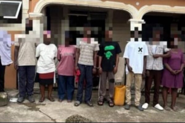 OGUN POLICE BUST INTERNATIONAL VISA FRAUD HIDEOUT IN SAGAMU.